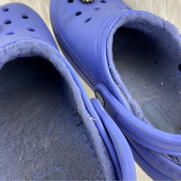 CROCS SANDALS WITH FUR ON THE INSIDE SIZE 8W 6M - Picture 4 of 9